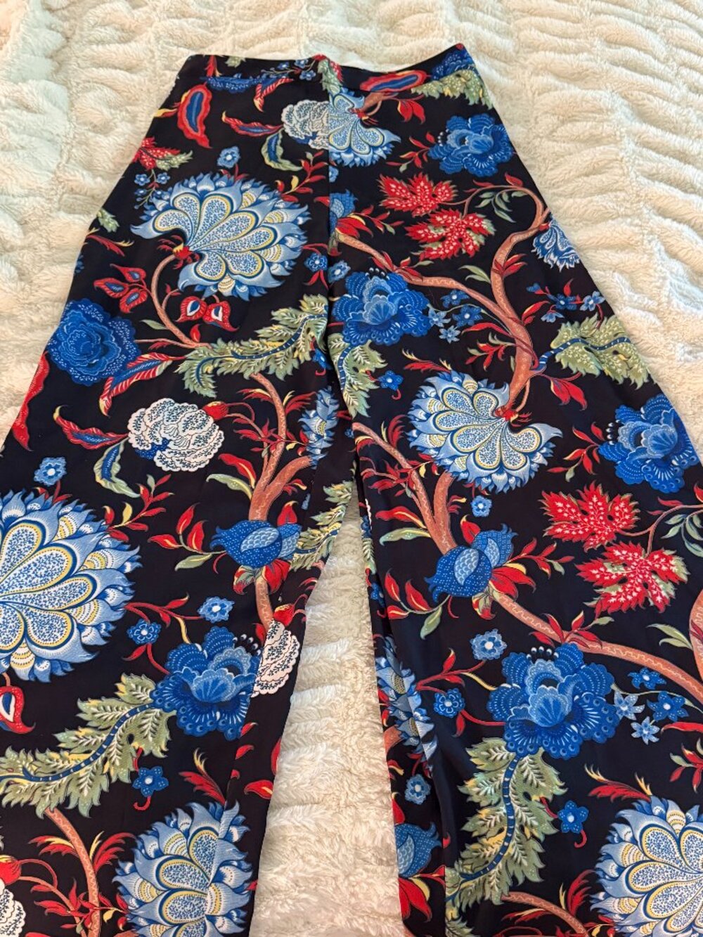 Alice + Olivia Floral Print Wide Leg Pants